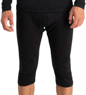 Poederbaas Thermo Legging 3/4 Heren Lightweight-L Zwart