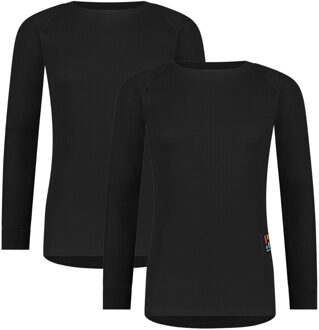 Poederbaas Thermoshirt Heren 2-pack Pro Zwart-XL - XL