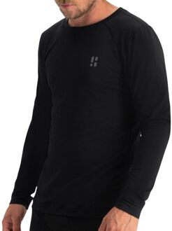 Poederbaas Thermoshirt Heren Lightweight Zwart-L