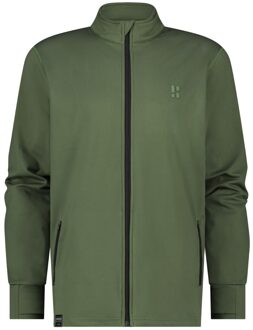 Poederbaas wintersport muts lang, groen, muts voor winter, skimuts, muts met fleece aan binnenzijde