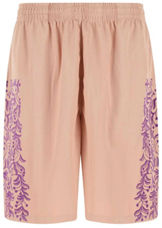 Poederroze Bermuda Shorts Bluemarble , Pink , Heren - Xl,L,S