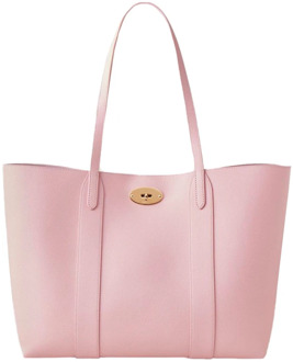 Poederroze Tote Tas Mulberry , Pink , Dames - ONE Size