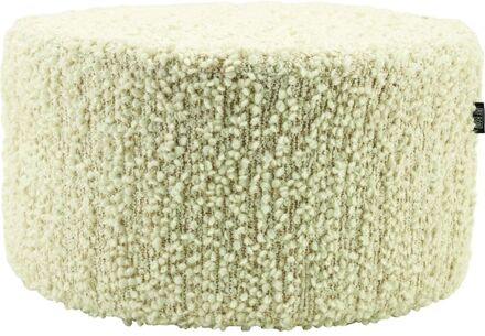 Poef Visa off-white large - - Breedte: 60.00 cm