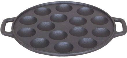 Poffertjespan - gietijzer - 25 cm - pan voor poffertjes