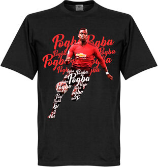 Pogba Script T-Shirt - Zwart - XXXL
