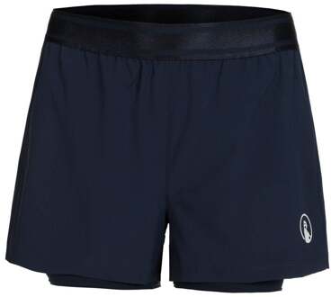Point 2in1 Shorts Dames donkerblauw - XS