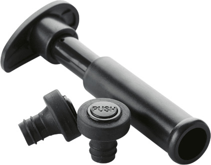 Point-Virgule vacuümpomp met 2 stoppen Zwart