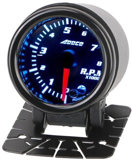 Pointer Tacho Gauge 7 Kleuren Led Digitale Display Gauge Meter Led Met Sensor En Houder Auto Toerenteller Universele 52Mm DC12V