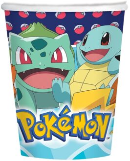 Pokémon 16x Pokemon themafeest drinkbekers