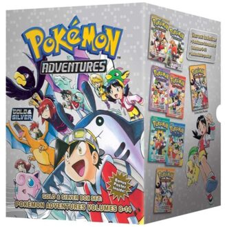 Pokemon Adventures Gold & Silver Box Set (set includes Vol. 8-14)