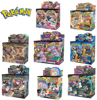 Pokemon Card GX EX English Battle Carte Trading Shining 324Pcs Game Collection Cards Booster Box Children's Christmas Gifts