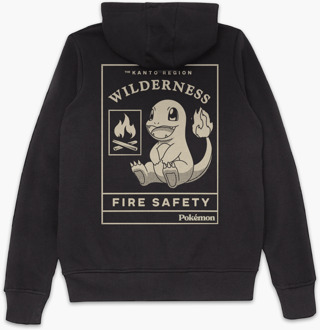 Pokémon Charmander Fire Safety Hoodie - Black - M Meerdere kleuren