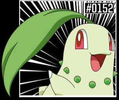 Pokemon Chikorita Women's Cropped Hoodie - Black - XS Zwart