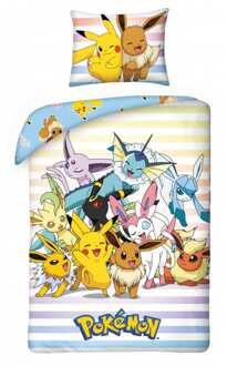 Pokémon Duvet Set Pikachu, Eevee & Friends 140 x 200 cm / 70 x 90 cm
