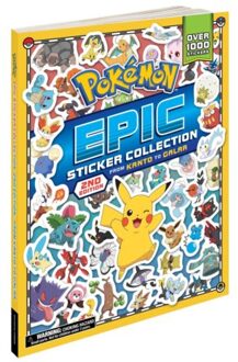 Pokemon Epic Sticker Collection 2nd Edition: From Kanto To Galar - Pokemon Epic Sticker Collection - Pikachu Press