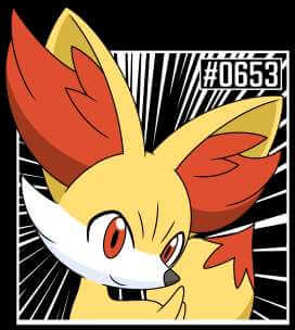 Pokemon Fennekin Men's T-Shirt - Black - XXL Zwart