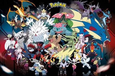 Pokémon Gbeye Pokemon Mega Poster 91,5x61cm Multikleur