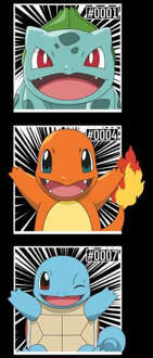 Pokemon Generation 1 Intro Men's T-Shirt - Black - M Zwart