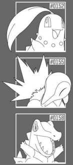 Pokemon Generation 2 Monochrome Starters Men's T-Shirt - Black Tie Dye - L Zwart