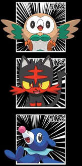 Pokemon Generation 7 Intro Men's T-Shirt - Black - S Zwart