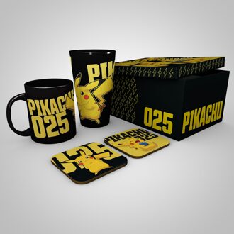 Pokémon Glow in the Dark Mug, 400ml Glass & 2 Coasters Collectable Gift Box