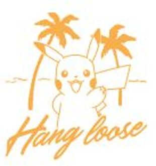 Pokémon Hang Loose Heren T-Shirt - Wit - L