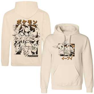 Pokémon Hooded Sweater Eevee Evolutions Katakana Size S
