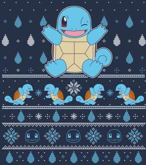Pokémon Jingle Shells Unisex Christmas Jumper - Navy - S Blauw
