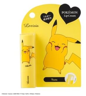 Pokemon Lip Cream 02 Pikachu Yuzu