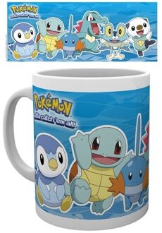 Pokémon MOK POKOMON WATER Blauw#Wit