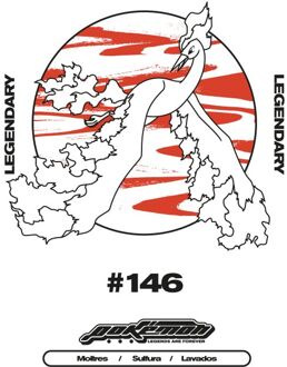 Pokémon Moltres Legendary Unisex T-Shirt - Wit - S