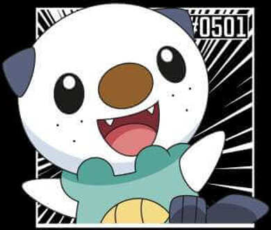 Pokemon Oshawott Men's T-Shirt - Black - 4XL Zwart