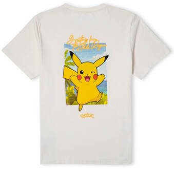 Pokémon Pikachu Exploring The Alola Region Unisex T-Shirt - Cream - L Crème