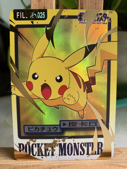 Pokemon Pikachu Skill Card Hot Stamping Card Toys Hobbies Hobby Collectibles Game Collection Anime Cards