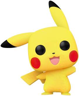Pokémon Pikachu Waving Flocked Zavvi EXC Funko Pop! Vinyl
