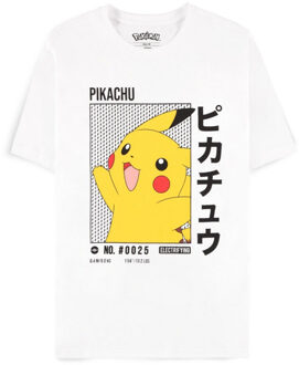 Pokemon: Pikachu White T-Shirt Size L