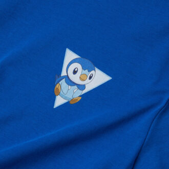 Pokémon Piplup Unisex T-Shirt - Blauw - L - Blauw