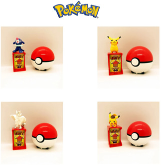 Pokemon Poke Ball Set Pokemon Getter Run And Get Pikachu Charizard Charmander Action Figure Toys Model Children Kids Christmas