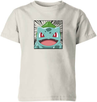 Pokémon Pokédex Bulbasaur #0001 Kids' T-Shirt - Cream - 122/128 (7-8 jaar) Crème - M