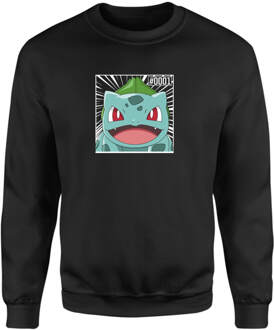 Pokémon Pokédex Bulbasaur #0001 Sweatshirt - Black - L Zwart