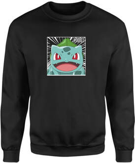 Pokémon Pokédex Bulbasaur #0001 Sweatshirt - Black - M Zwart
