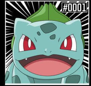 Pokémon Pokédex Bulbasaur #0001 Women's T-Shirt - Black - S Zwart