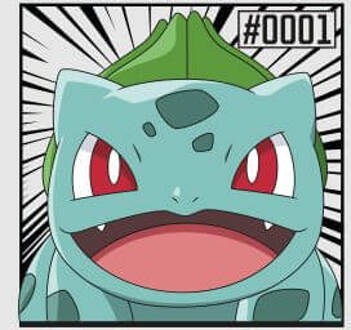 Pokémon Pokédex Bulbasaur #0001 Women's T-Shirt - Grey - XS Grijs