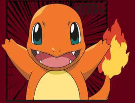 Pokémon Pokédex Charmander #0004 Hoodie - Burgundy - M Meerdere kleuren