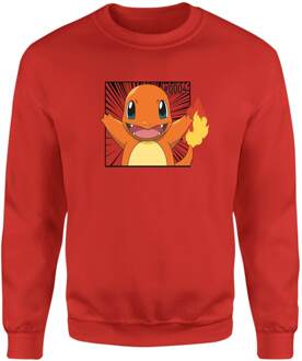 Pokémon Pokédex Charmander #0004 Sweatshirt - Red - XL Rood