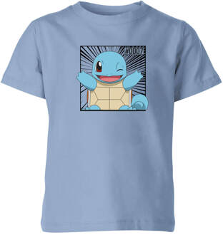 Pokémon Pokédex Squirtle #0007 Kids' T-Shirt - Sky Blue - 134/140 (9-10 jaar) Blauw - L