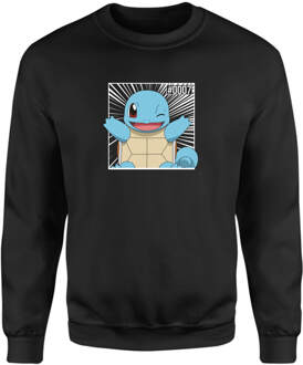 Pokémon Pokédex Squirtle #0007 Sweatshirt - Black - L Zwart