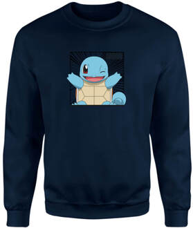 Pokémon Pokédex Squirtle #0007 Sweatshirt - Navy - L Blauw