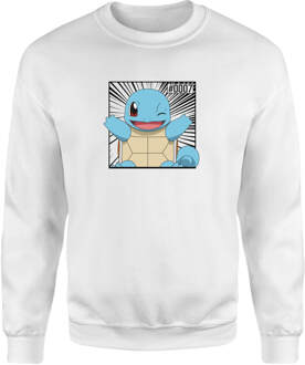 Pokémon Pokédex Squirtle #0007 Sweatshirt - White - M Wit