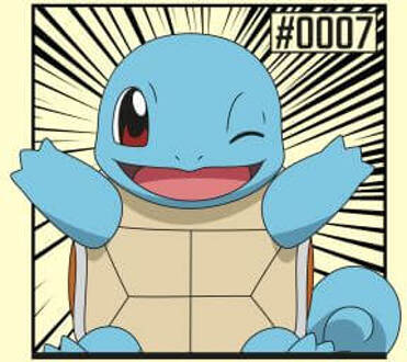 Pokémon Pokédex Squirtle #0007 Women's T-Shirt - Cream - L Crème